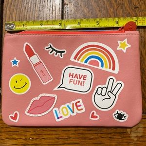 Pink cosmetic bag